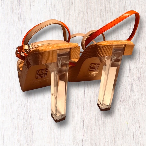 Lace up  clear heels - Picture 3 of 6